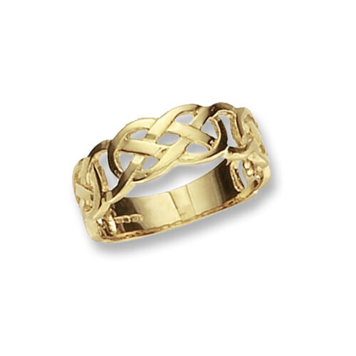 Celtic trauring 9ct gelbgold - 9ct,