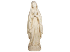 Holz figur madonna lourdes - holz,