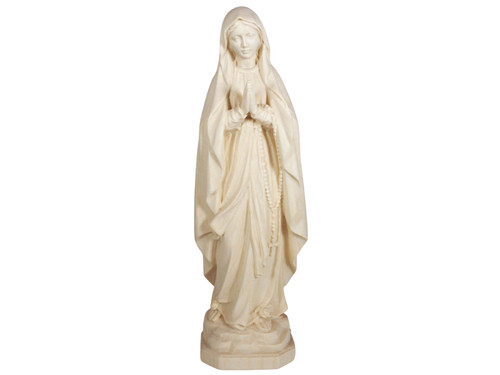 Holz figur madonna lourdes - figur,
