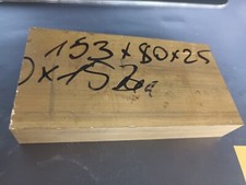 153x80x25 mm Messing   Block Platte Flach Schiene Leiste Flachprofil Vierkant