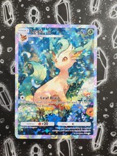 Leafeon / Folipurba | Stars Holo Full Art | Pokémon TCG Pocket Custom Fan Karte