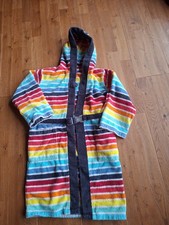 Jako-O Bademantel? bunt ??????gestreift Gr. 76/80