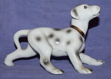 Vintage Porzellan Dalmatiner Hund Welpe Figur