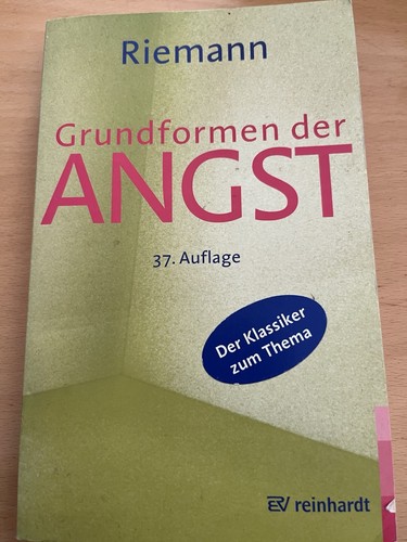 Grundformen der angst - der,