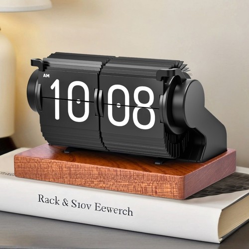 Digital flip schreibtisch uhr - schreibtisch,