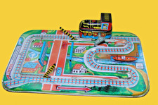 Blechspielzeug Lokomotive mit