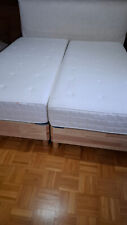 Boxspringbett 180x200 mit matratze und topper mittelfest sehr guter Zustand