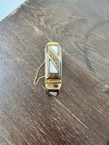 Antiker armreif goldfarben - armreif,