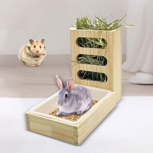 Kaninchen-Heu-Futterstation