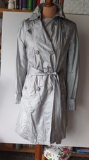 Trenchcoat Damen Fb. silber gebraucht Größe M Zustand gut