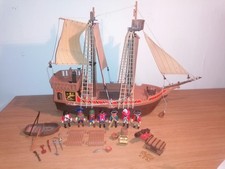 Playmobil 3750 großes Piratenschiff Abenteuer Piraten Beiboot Schatzkiste
