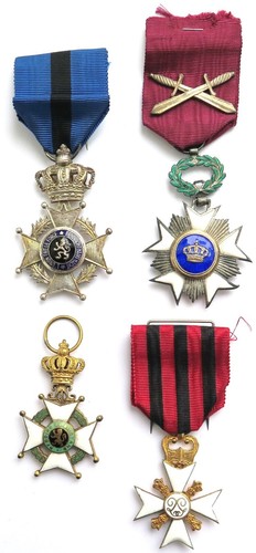 Orden belgien - 4x,