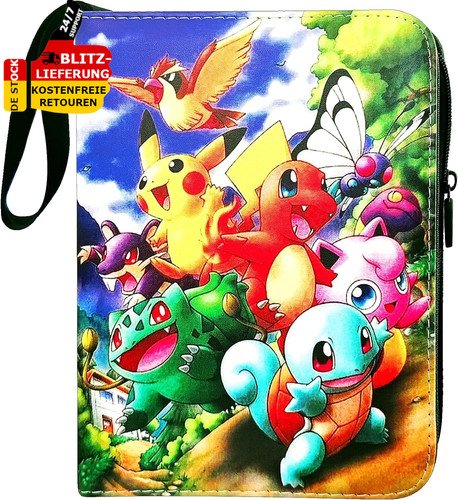 Pokemon sammelalbum 400 karten - sammelalbum,