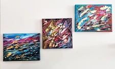 Abstrakte malerei kunst acryl - abstrakte,