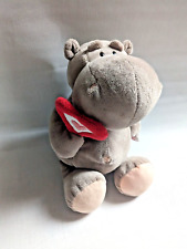 NICI Nilpferd mit Herz-Lolli Kuscheltier 25 cm gebraucht