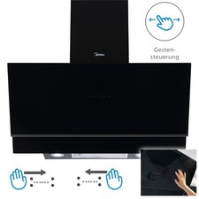 Midea HK 7.92 A++ Dunstabzugshaube mit Gestensteuerung - 90 cm schwarz