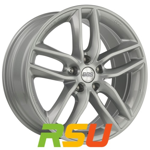 Bbs brillantsilber 5x17 - sx, 7.5x17"