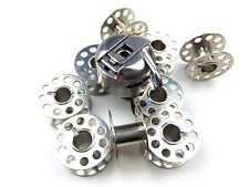 Spulenkapsel inkl. 20 Spulen Metall Kapsel für Privileg AEG, Lidl, Maschinen