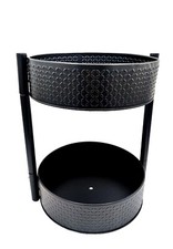 Drehteller Organizer 2 Etagen multifunktionales Gewürzregal  YunNasi Küchenregal