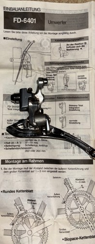 Shimano 600 kettenumwerfer - shimano,