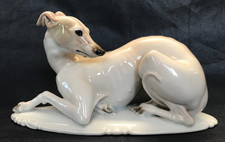 Rosenthal Porzellan Porzellanfigur Windhund Whippet #80 Kärner ITALIAN GREYHOUND