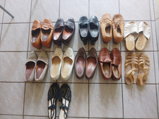 Schuhe 40 KONVOLUT Requisite? Sammler? Original 60er 70er 80er aus Nachlass 11x