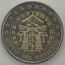 2 Euro Kursmünze Vatikanstadt