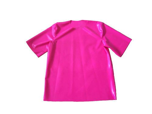 Latex rubber tee shirt top - tee,