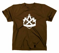 Zimmerer Zimmermann Zunft Logo T-Shirt Zunftzeichen Zunftlogo Symbol Zeichen