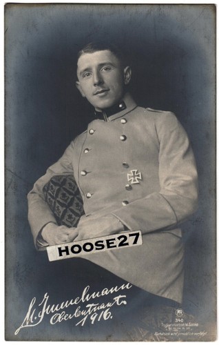 Fotopostkarte sanke fliegerass - fotopostkarte,