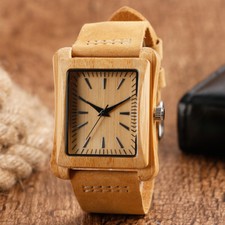 Wooden Watch Mens Natural Wood