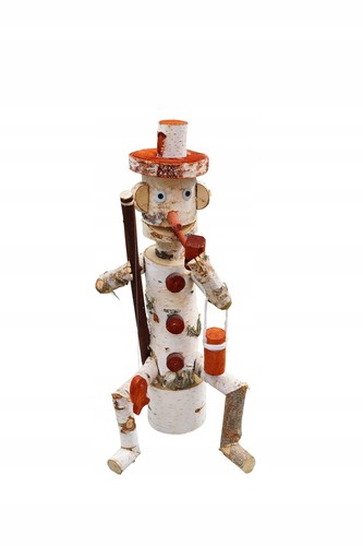 Holzfigur für den garten - für,