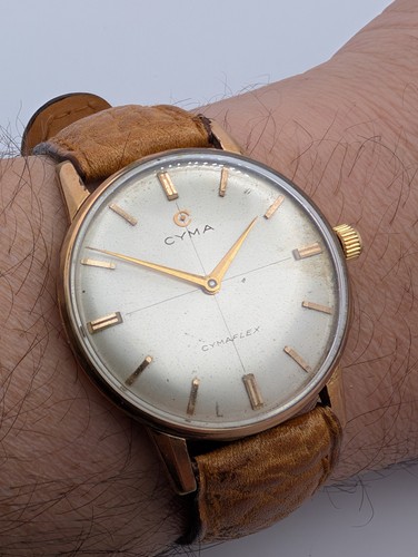 Vintage cyma cymaflex cal 484 - cyma,