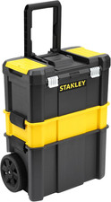 STANLEY Essential Rollende Werkstatt (3-In-1 Stapelbare Boxen, Leerer Werkzeugka