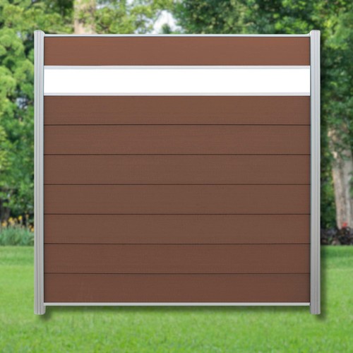 Wpc zaun komplettset - wpc,