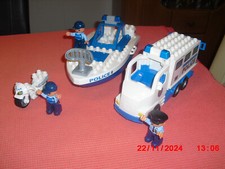 Lego Duplo  Police Set :  Polizeitruck  +  Boot  +  Motorrad