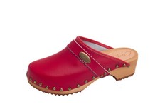 CLOGERS Holzclogs Damen Rot