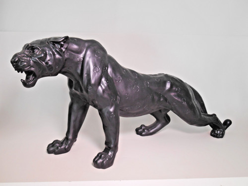 Panther figur schwarz 61cm - panther,