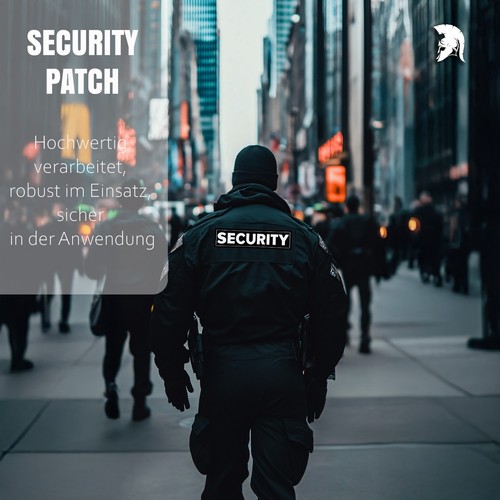 Security aufnäher gestickt - security,