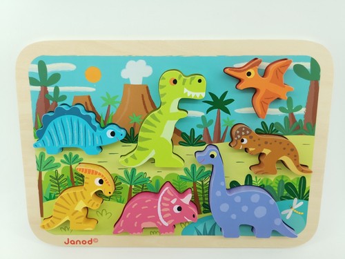 Janod chunky puzzle aus holz - janod, chunky-puzzle