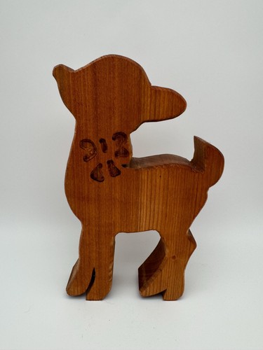 Hirschkuh aus holz - hirschkuh,