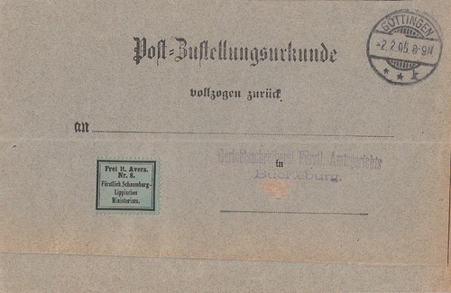 Dienstbrief avers zettel - dienstbrief,