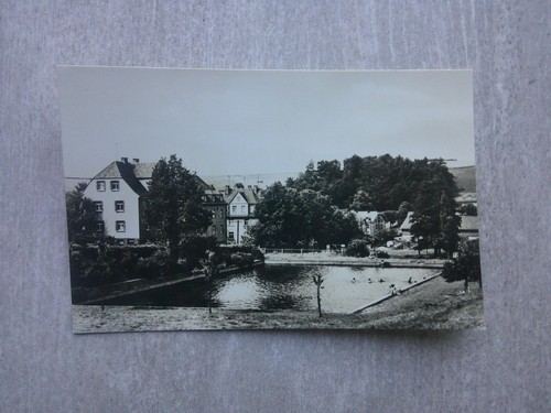 Klaffenbach schwimmbad bad - ak,