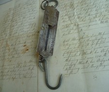 Pocket Balance Antike Taschenwaage Sackwaage Federwaage Made in Germany