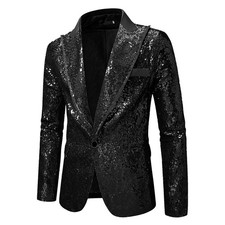 Herren Jacke Mit Glitzer