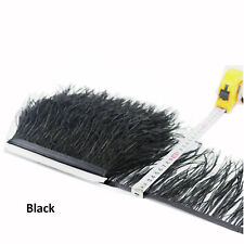 Strauß Feder Fransen Rand 36 Farben Pelz Straußenfedern für Millinery Craft