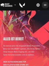 Valorant console beta key