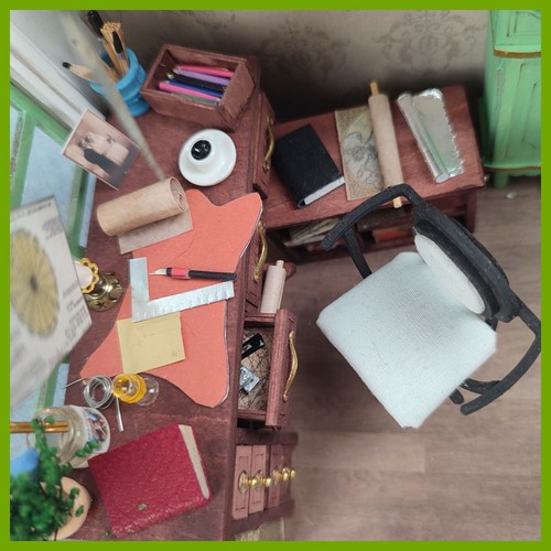 Puppenstube kleines studio - puppenstube, studio"