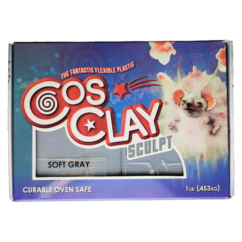 Cosclay sculpt 453g - sculpt, grau