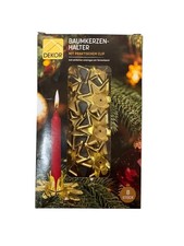 Baumkerzenhalter  8 Stück mit